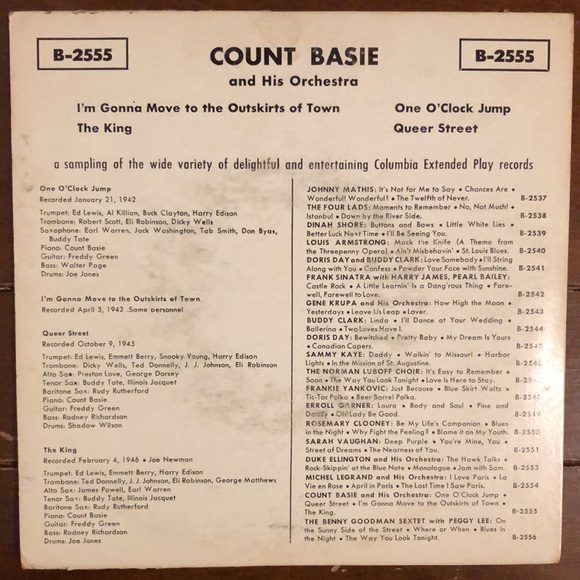 Count Basie Vinyl 45 Record - Picture 4 of 6